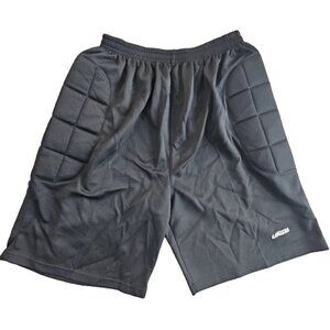 Lanzera Soccer Goalkeeper Padded Shorts Adult Size XL Black EUC LN